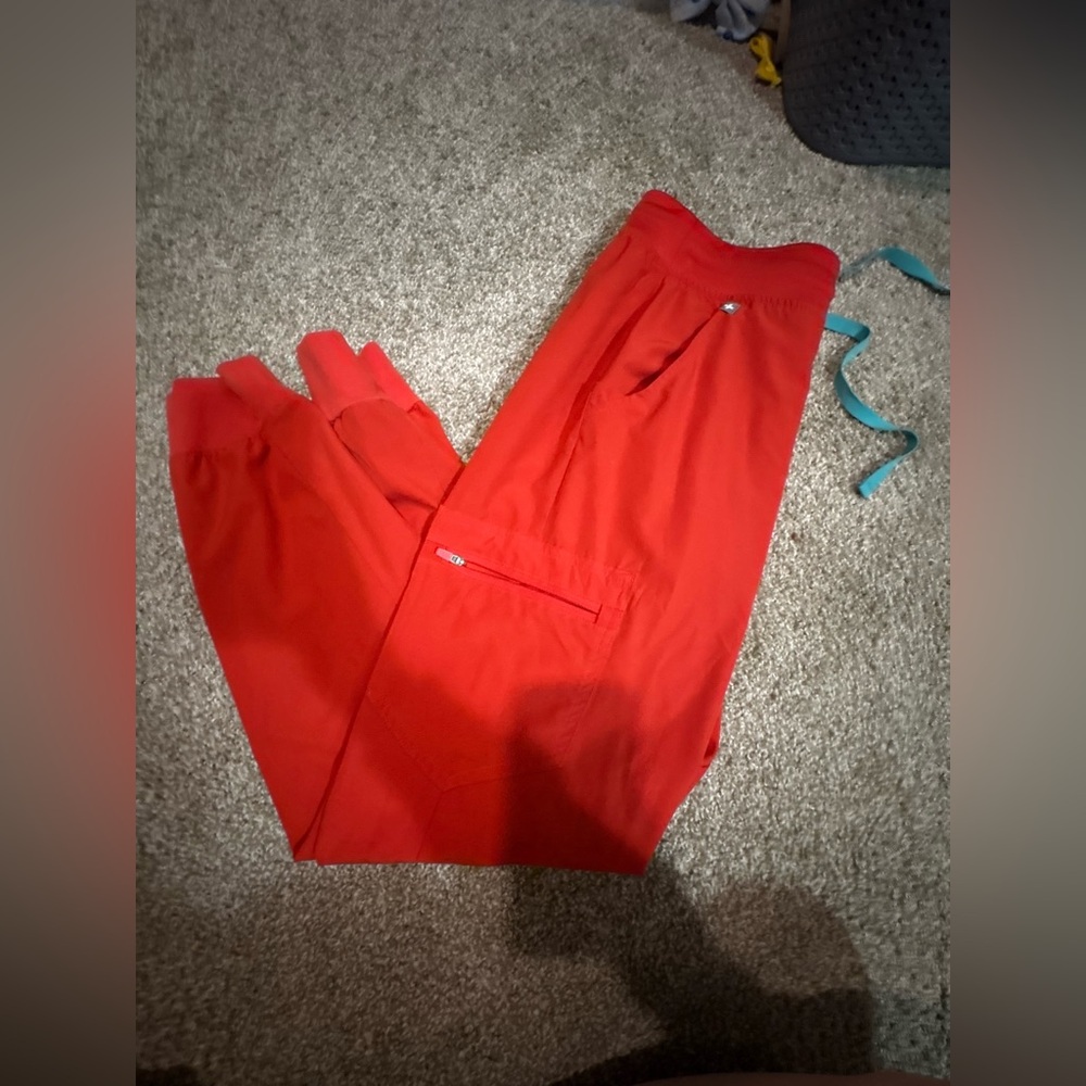 Figs Red Technical Collection Pants - image 2